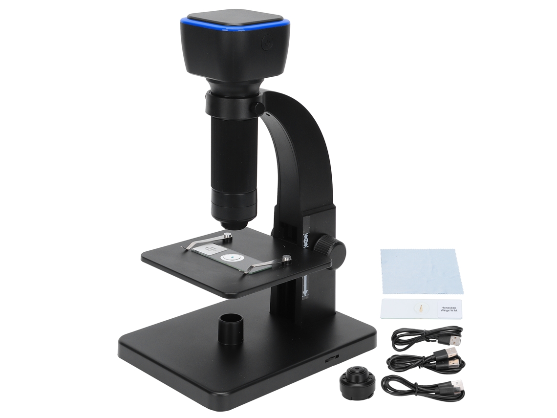 NEVEANCE Microscopio Digital 315W 2000X Alta Magnificación con Wi-Fi/USB Lente Doble