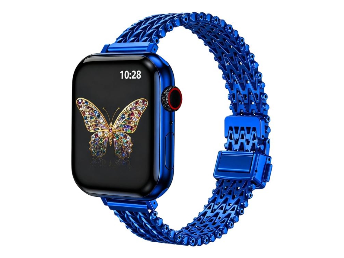 Pulsera metálica con cierre magnético fino en acero para Apple Watch 42/41/40/38mm FWINL