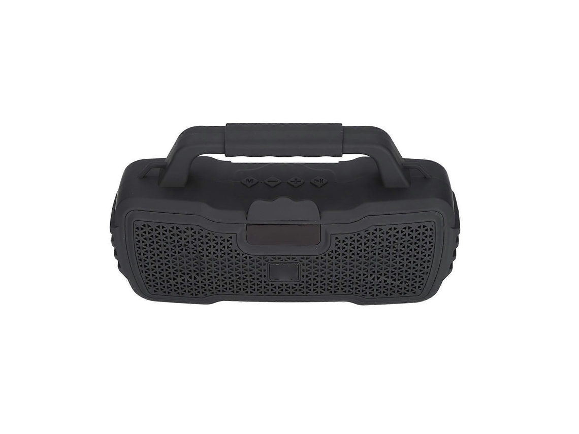 Altavoz Bluetooth portátil Ak 355 con luz LED y radio FM, altavoz inalámbrico para exteriores Chennnls