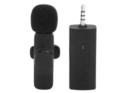 Micrófono De Solapa Inalámbrico Plug And Play Con Reducción De Ruido Para Streaming Y Grabación.
