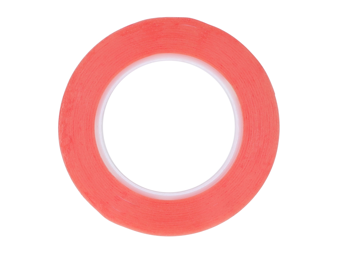2026velora-cinta Doble Cara Anular Pet Impermeable Para Fijación De Objetos Domésticos Rojo 12mm