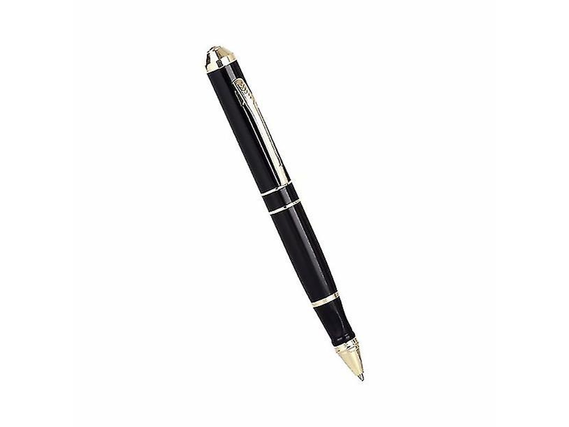 Grabadora de voz digital con forma de bolígrafo, 28 horas de grabación, reducción de ruido inteligente, 16 GB, Yizhood (negro)
