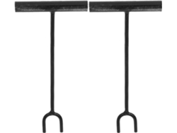 Llave Multifuncional Para Válvula De Cierre Con Extensión, 2 Piezas, Color Negro.