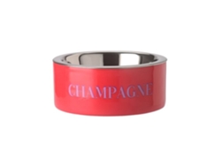 Ciotola Per Cani In Acciaio Inox Gift Company “champagne” – Rosso Ø 17