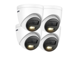 Cámara de seguridad, resolución de 12 MP, luz dual inteligente, clasificación IP67, 4 cámaras C OEM