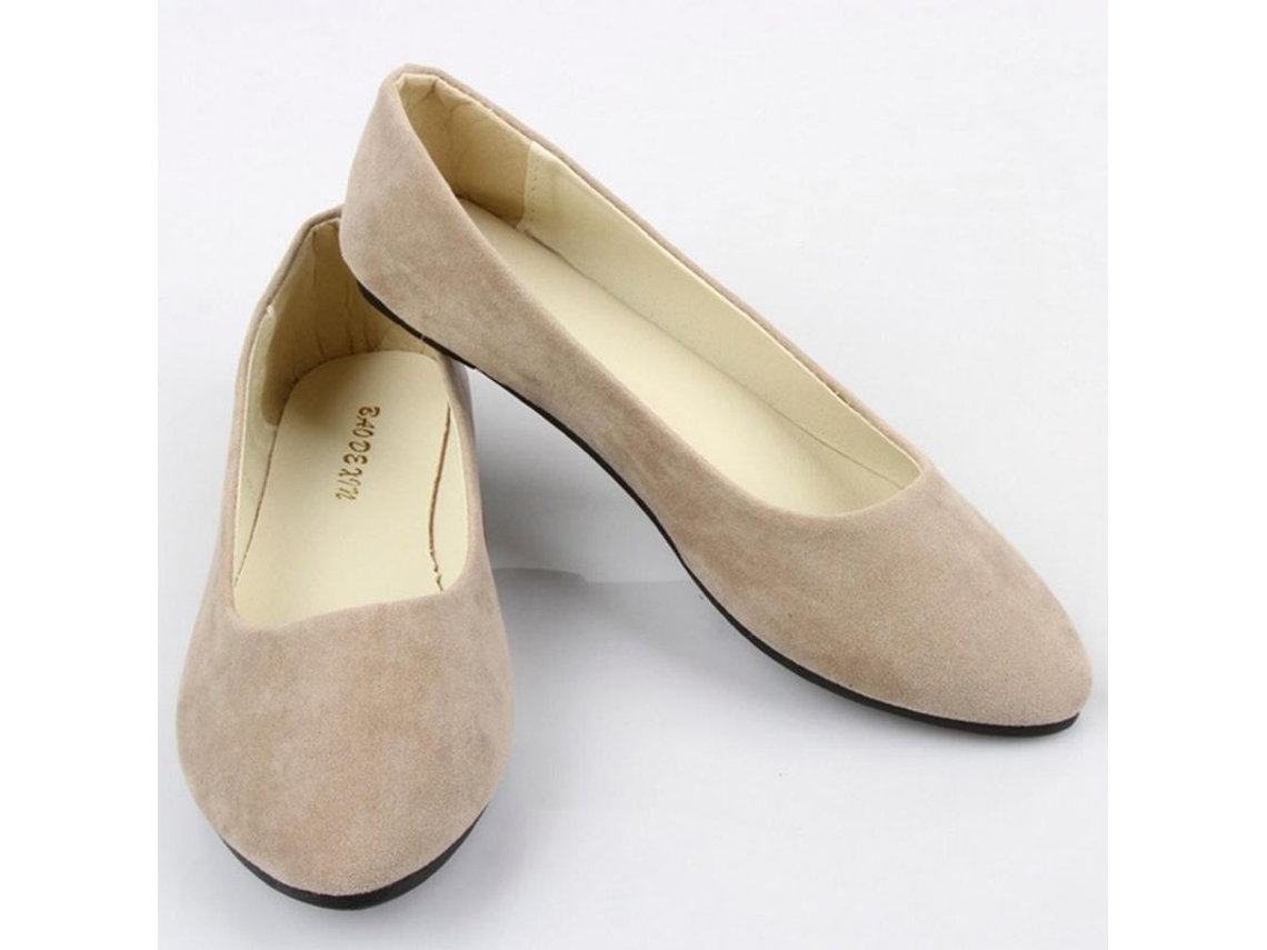 Zapatos De Ballet Para Mujer Dolly Pumps Flats Slip On Suede Xlv