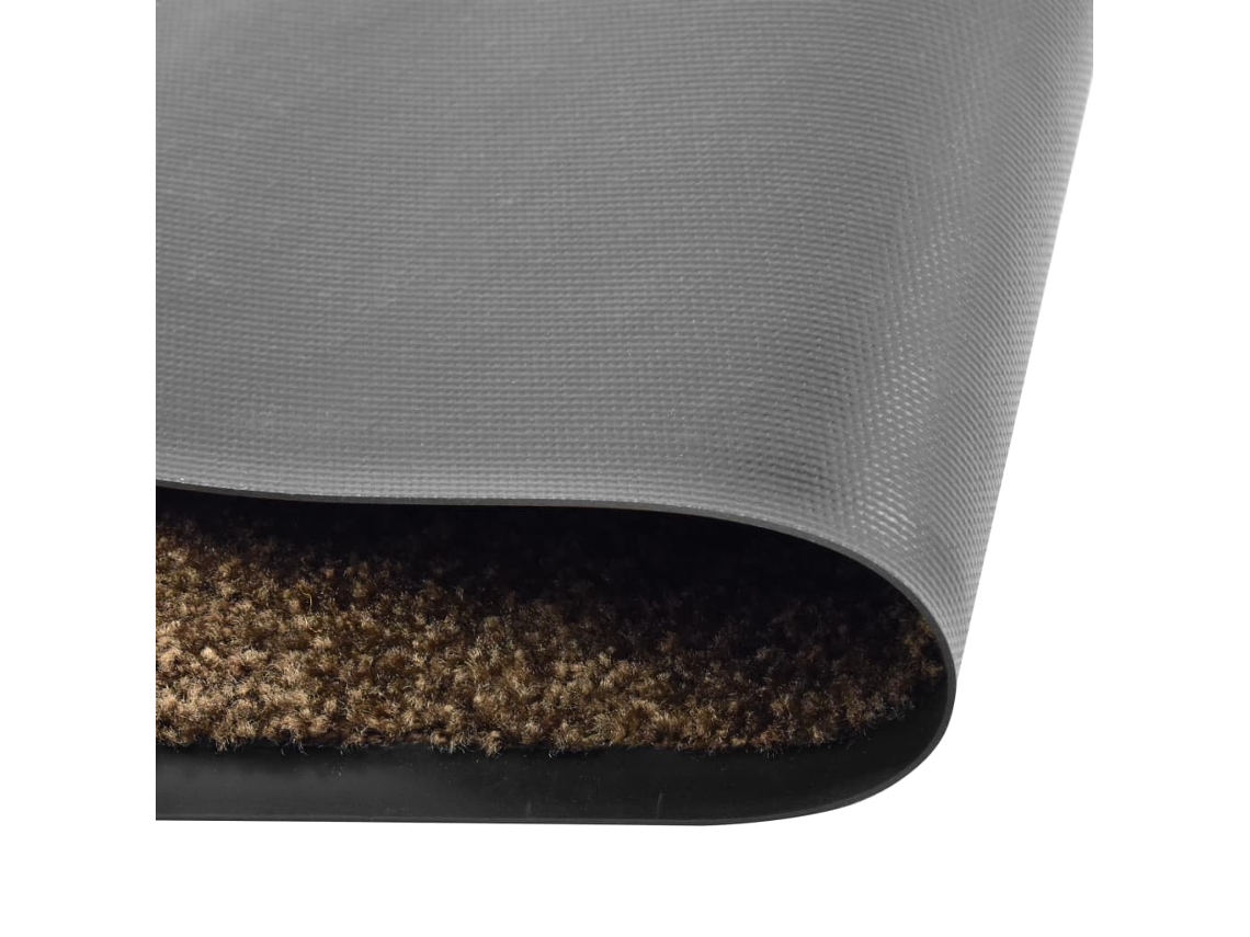 Maison Exclusive - Felpudo Lavable Marrón 40x60 Cm