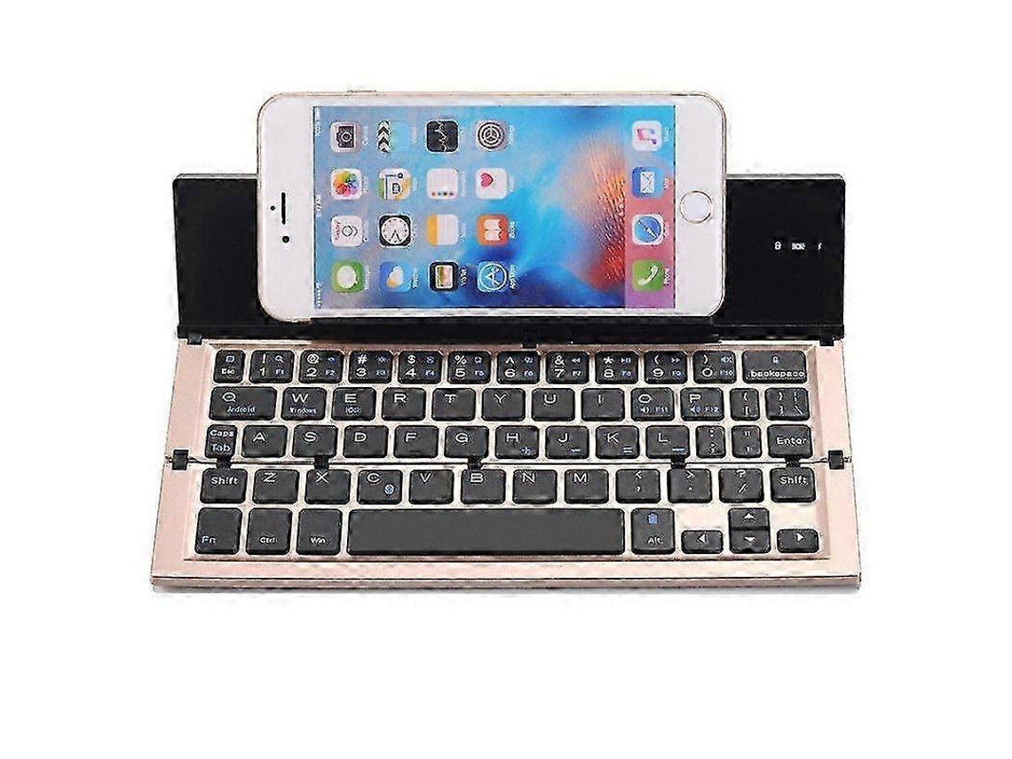 Teclado Bluetooth plegable para tableta, teclado inalámbrico portátil Ly Ebike