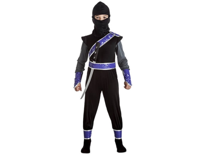 Disfraz de Niño DISFRAZZES Ninja Morado (Talla: 10 a 12 años)