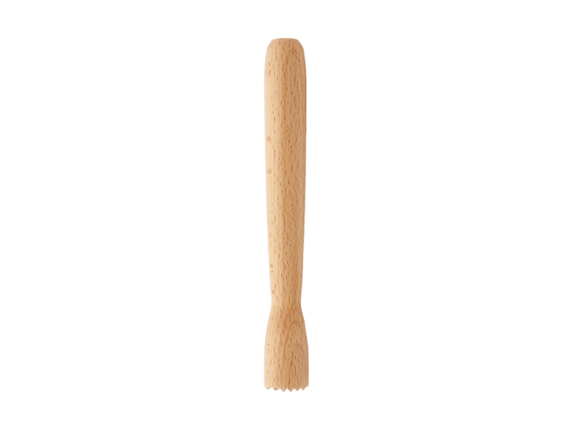 Machacador de cócteles profesional, recurso renovable que garantiza un diseño de madera sostenible, superficie lisa para mezclar fácilmente, prensado superior
