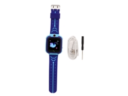 -reloj Inteligente Para Niños Con Llamada Video Ip67 Impermeable Pantalla Táctil Rastreador Azul