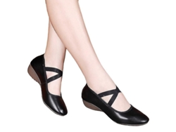 2026-zapatos De Baile Suaves Para Mujer Con Punta Redonda Y Suela Ligera, Ideales Para Entrenamiento Y Práctica