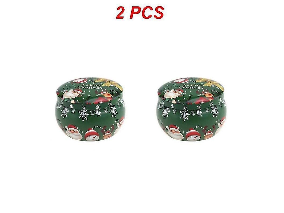 Latas Metálicas Navideñas Para Guardar Café, Té, Azúcar, Dulces Y Joyas, 125 G (4.4 Oz)