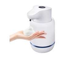 Dispensador automático de jabón en espuma sin contacto, recargable por USB, con cuatro velocidades ajustables, MDUG (tipo espuma)