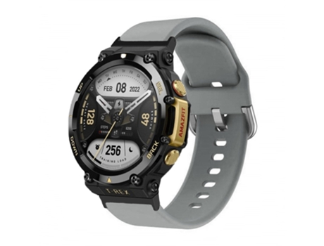 Correa de Silicona flexible para Huami Amazfit T-Rex 2 - canoso