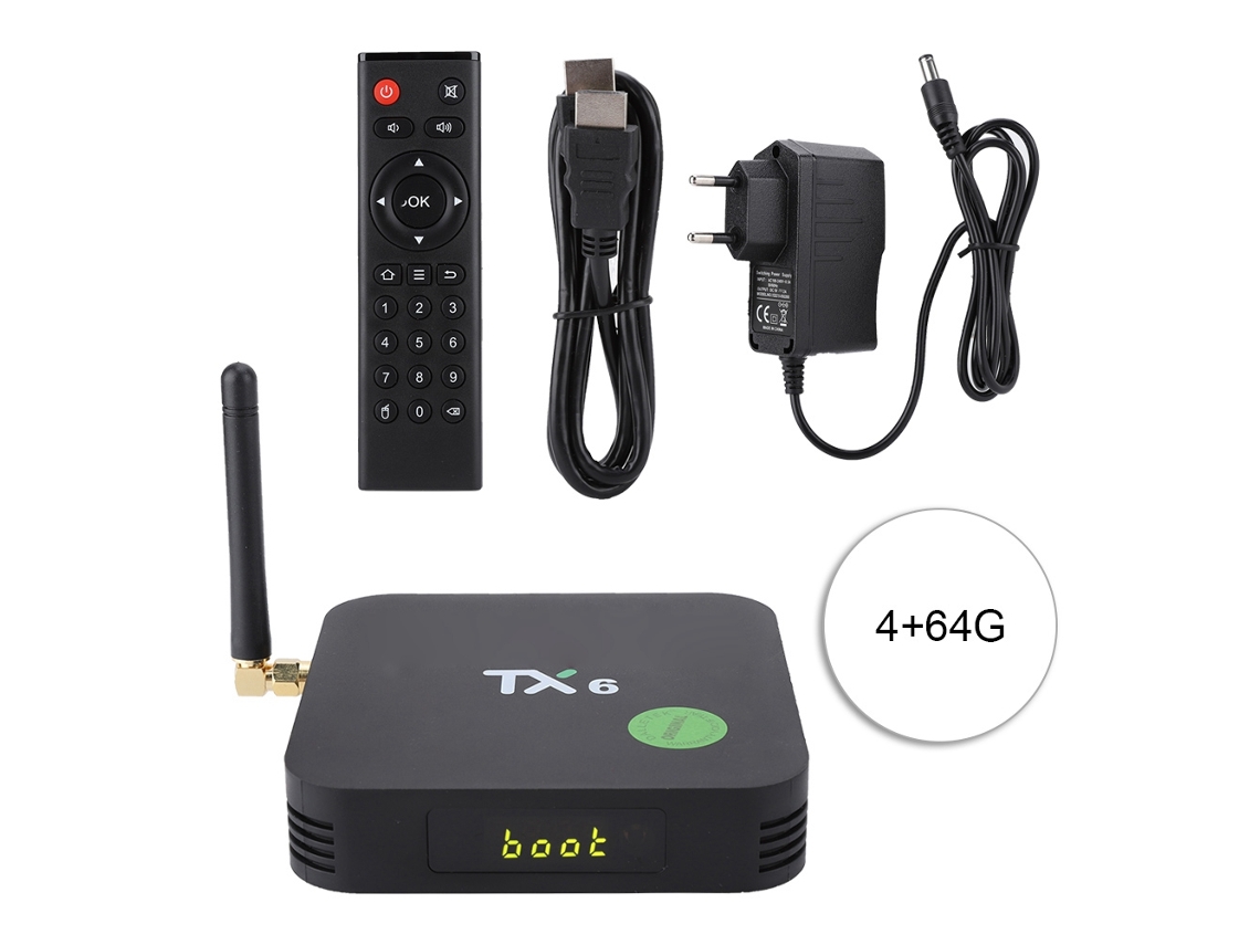 TV Box con doble wifi 2.4g/5g y Bluetooth