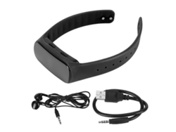 Reloj Grabador De Voz Hd Con Reducción Activa De Ruido, Reproductor De Mp3, Grabadora Digital, Pulsera Con Pantalla, 8 G, Negro