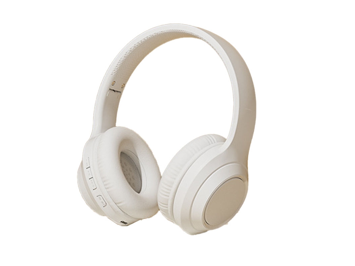 Auriculares Inalámbricos Bluetooth Para Juegos, Estéreo Hifi, Cancelación De Ruido, Graves Potentes, Color Blanco Perla.