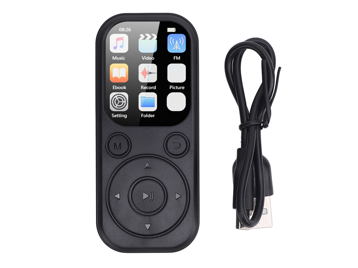 Reproductor Mp3 Hifi Bluetooth 5.4 De 64g Con Soporte Para 128gb Y Pantalla Ips De 2.01 Pulgadas