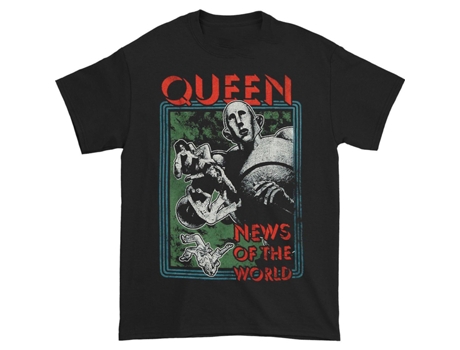 Camiseta ROCKINSTONE Queen New Of The World (XXXL)