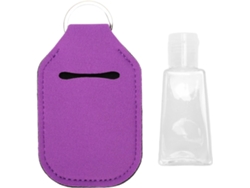 20 Botellas De Viaje Vacías Con Llavero, Rellenables Y Exprimibles, De 30 Ml.