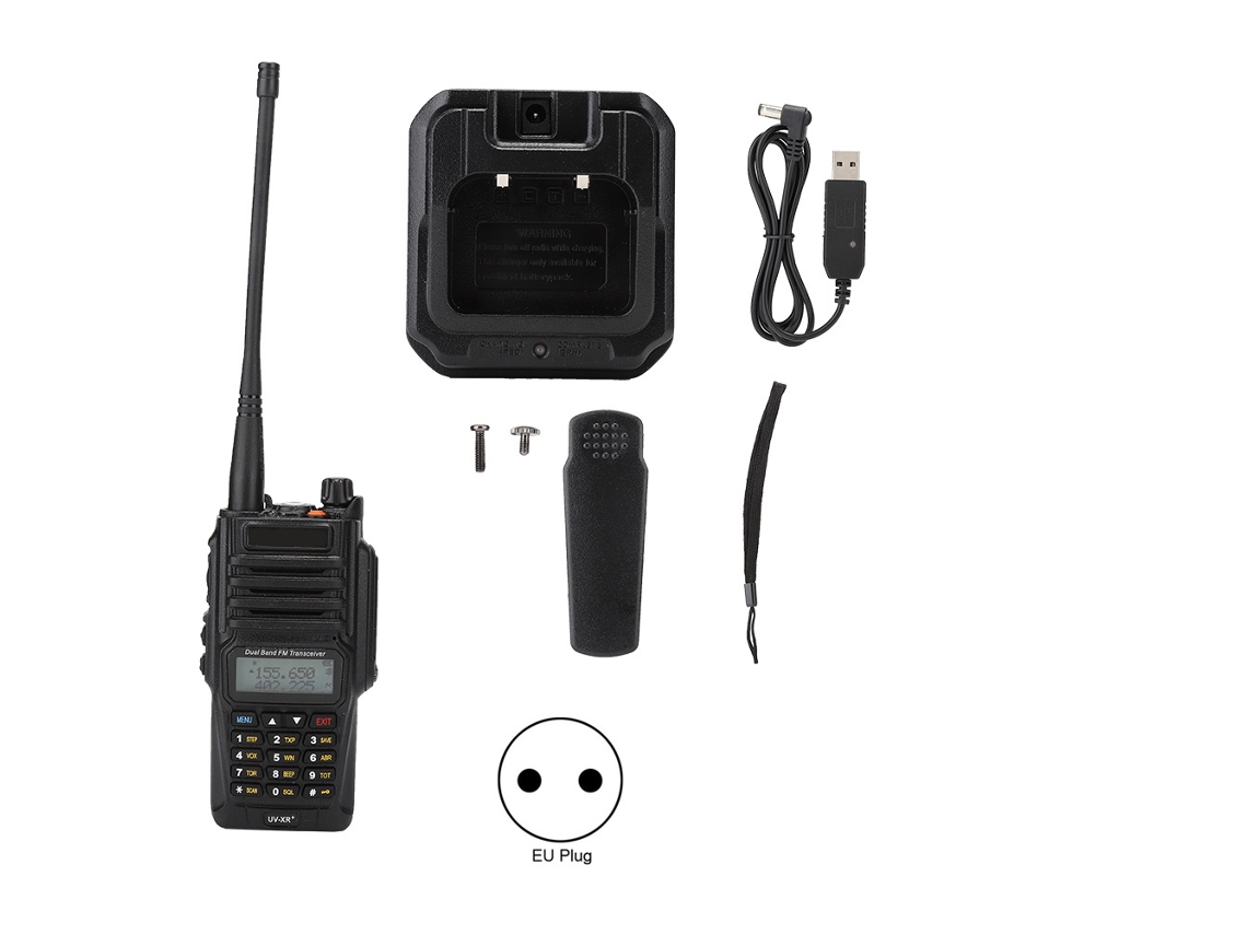 Mali cabo de Carregamento Usb para Rádio Bidirecional Baofeng Uv Xr Plus Bateria de Lítio 7.4v 1800mah