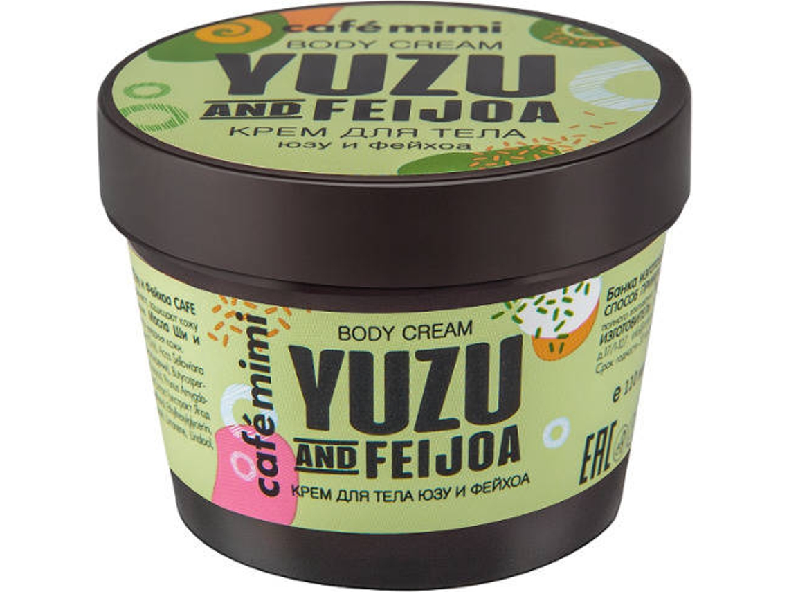 Crema Corporal CAFÉ MIMI Yuzu and Feijoa Verde (110 ml)