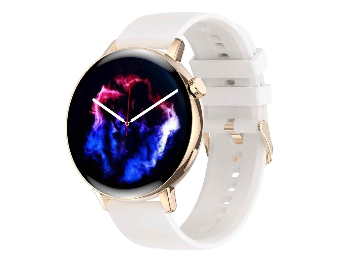 Smartwatch con pantalla táctil de 1,32", llamadas y correa de silicona