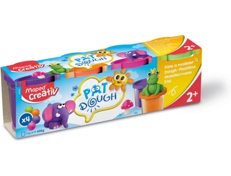 Plastilina MAPED CREATIV Kit De Plastilina Colores Fancy X4