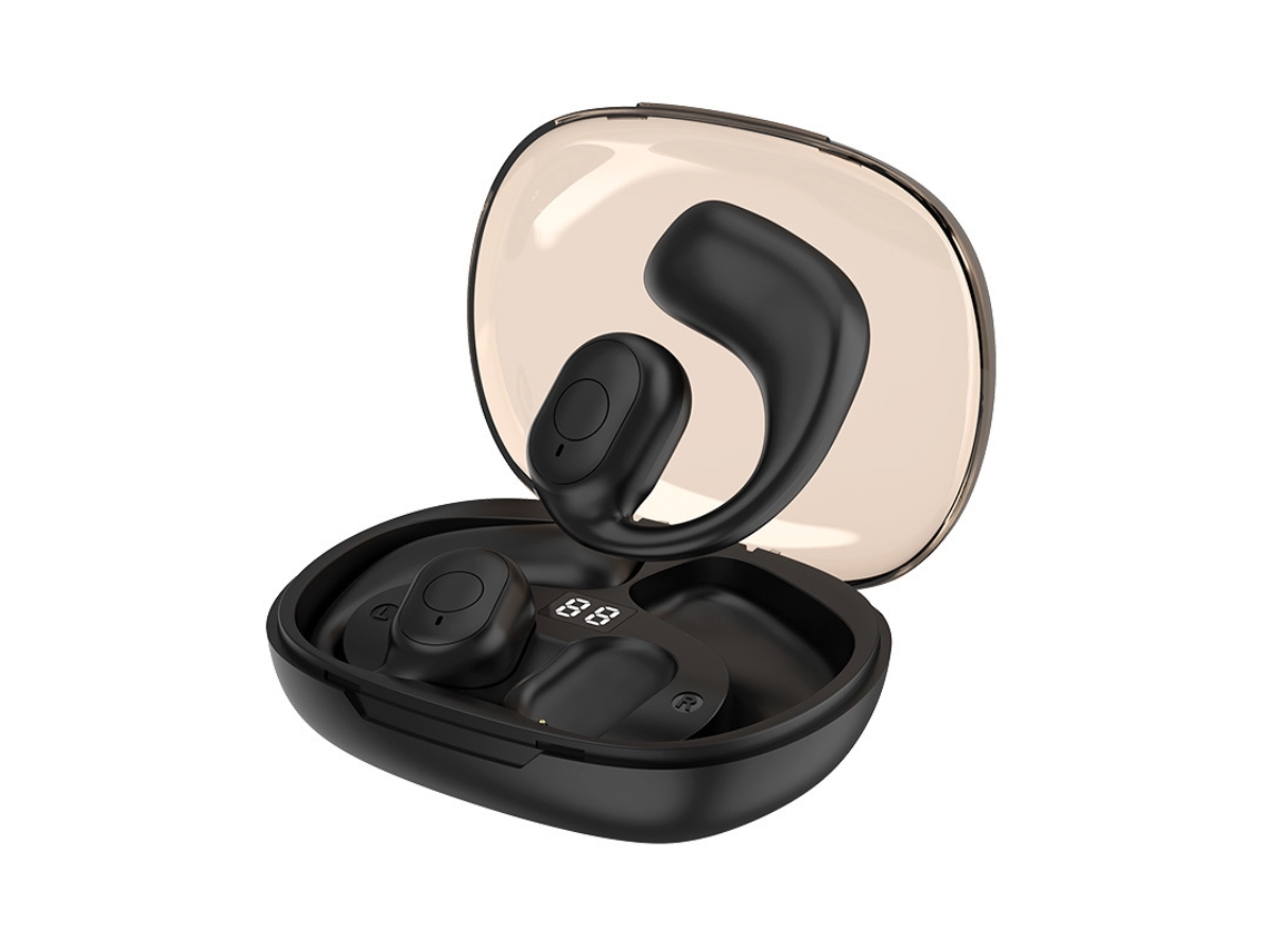 Auriculares Conducción Ósea Gusshious True Wireless Bluetooth Negro