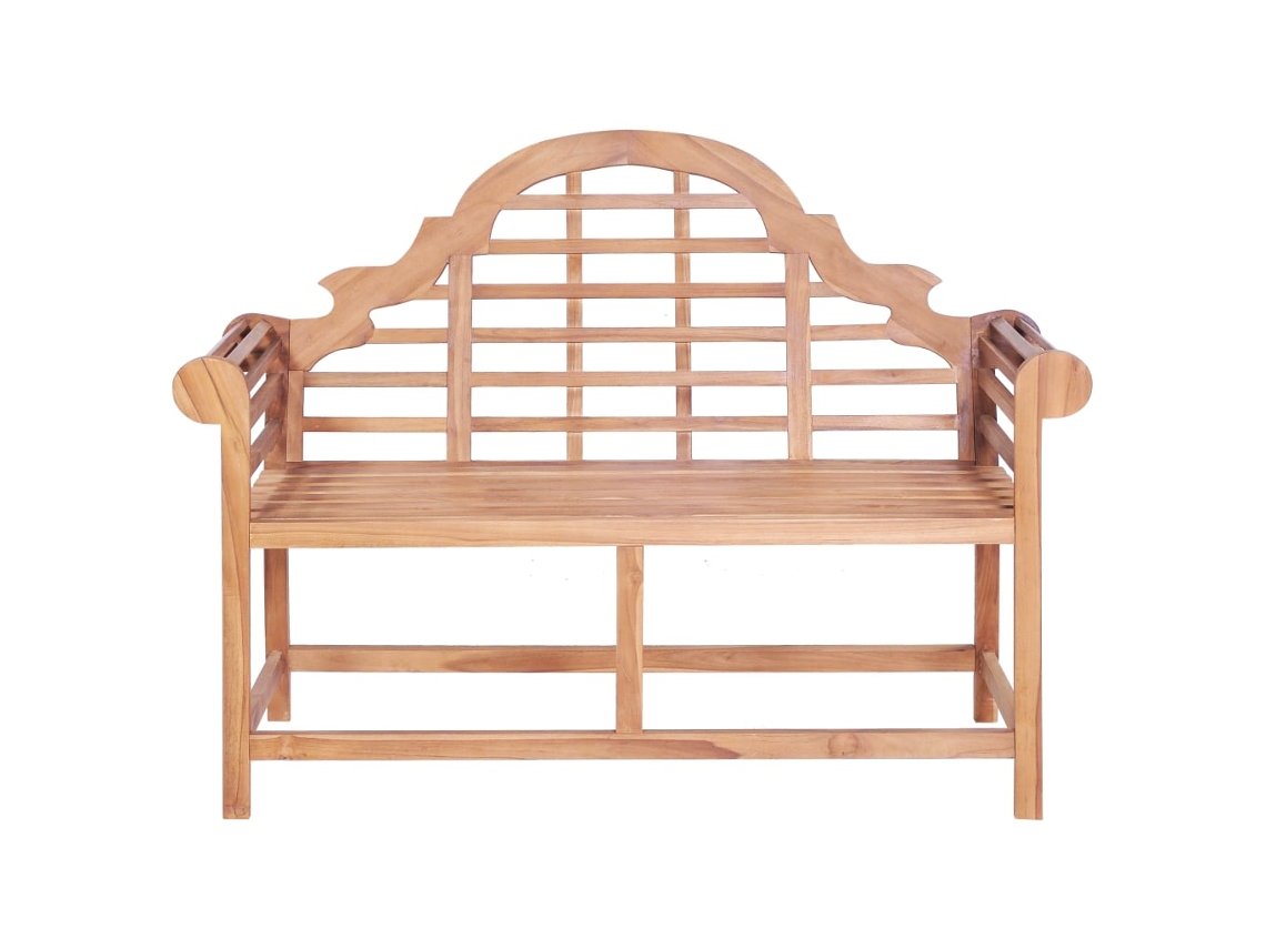 Maison Exclusive - Banco De Jardín Madera Maciza De Teca 127x58,5x92,5 Cm