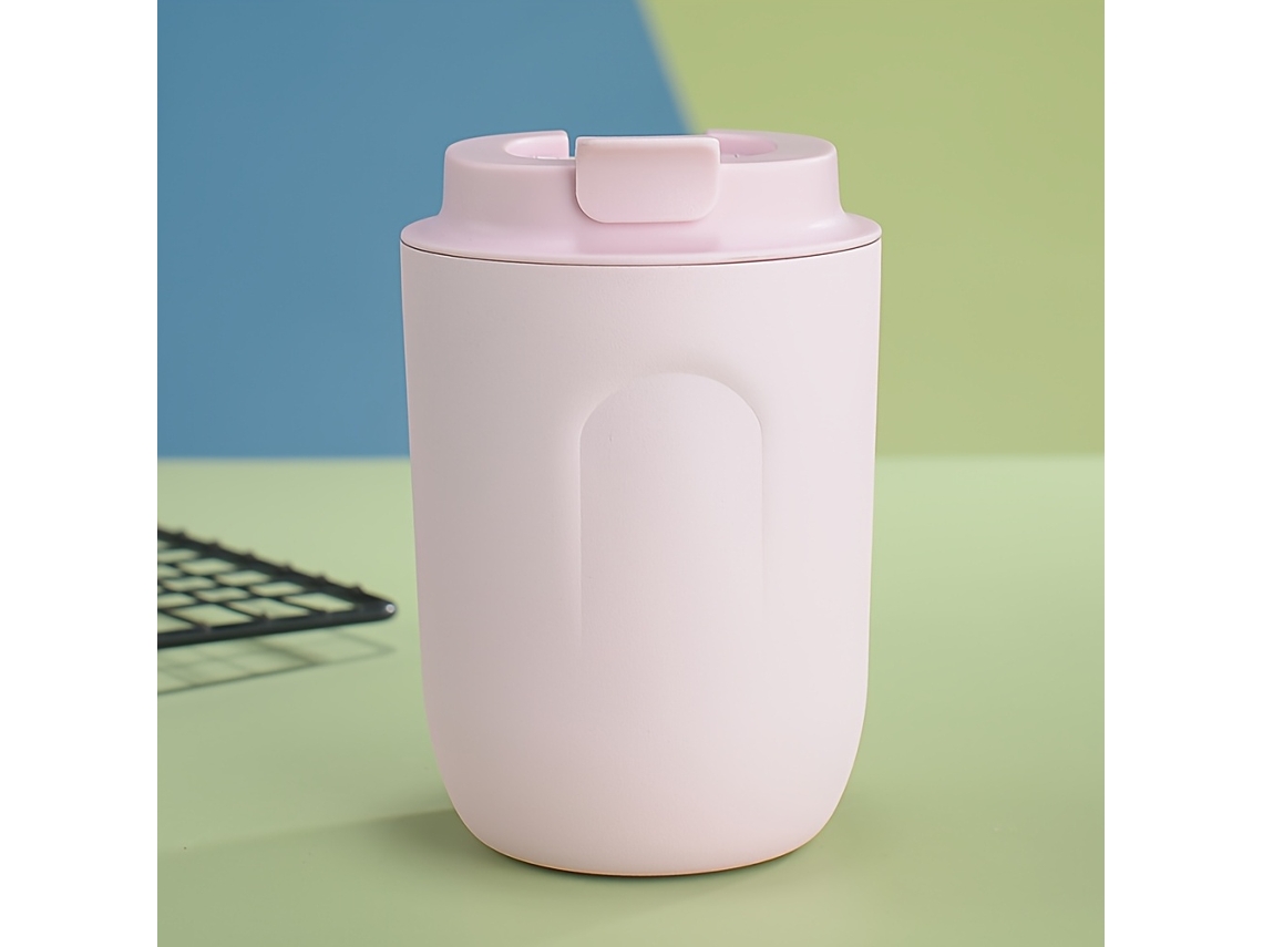 Taza portátil para coche - Café, Regalo elegante, Resistente antideslizante, Acabado mate, Recargable, Compacta, Uso doméstico STELASPLEN