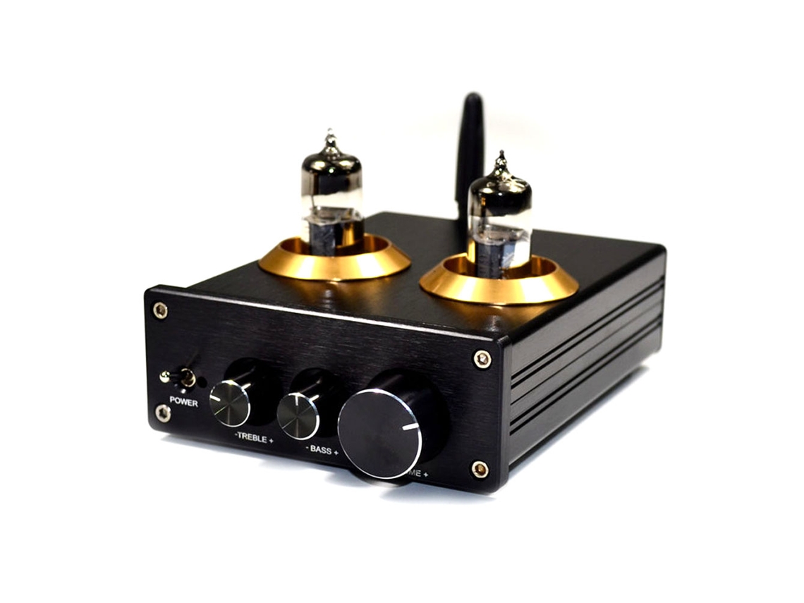 2026velora-preamplificador De Tubo De Vacío 6j5 Con Bt, Ajuste De Volumen Y Tonos Para Home Theater