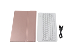 Teclado Bluetooth con funda para Samsung Galaxy Tab S7 (soporte de cuero y protector)