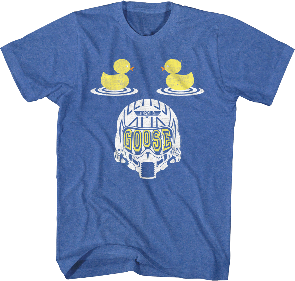 Camiseta Unisexo DEEPSTONE Duck Duck Goose Top Gun brezo real (M)