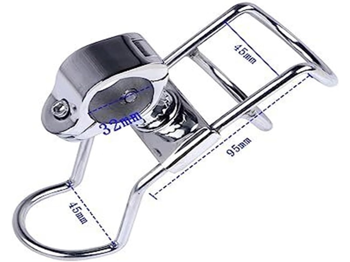 Soporte marino Canne, Douille en acero inoxidable 316 para yates y embarcaciones SFUSHOS