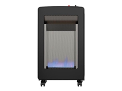 Chimenea de Gas Interior Llama Plegable Azul Fulmo Negro Larga CONFORHOME
