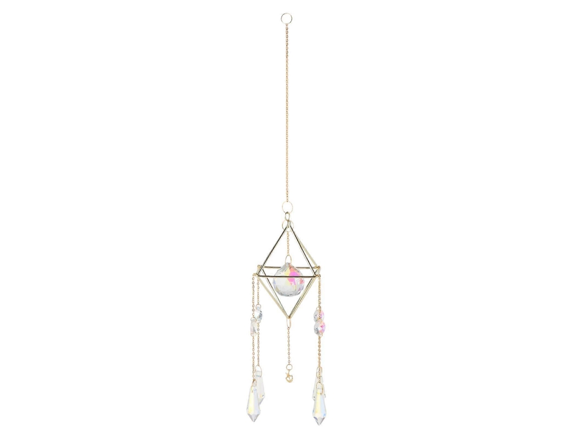 Atrapasol de cristal transparente, atrapa arcoíris, prisma colgante, decoración para el hogar, arte para ventanas