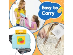 Yncm-juguete De Aprendizaje Auditivo Para Niños Con 112 Tarjetas Flash Juguete Educativo De Lectura Regalo De Navidad Para 1-3 Años