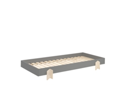 Cama Infantil FURNLUX Modulo (Gris, Madera Maciza - 94X204X28 Cm / 90X200 Cm)