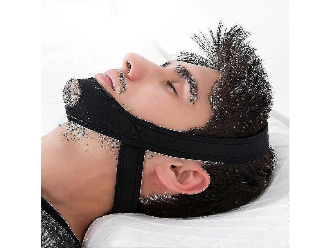 Mentonera para facilitar el sueño y reducir los ronquidos, ajustable y cómoda para usar en casa y de viaje. TAISHENGDA