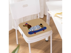 Asiento elevador Eifson de 10 cm de grosor con hebilla de seguridad (perro salchicha)