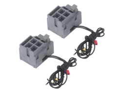 2026dz-2 Piezas Contacto Auxiliar Para Interruptor De Circuito Resistente Al Calor Pc Instalación Izquierda Ac230v