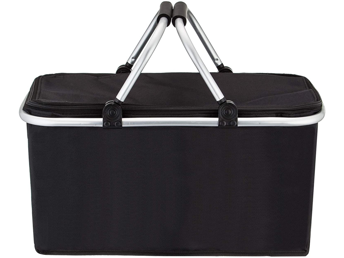 Nevera portátil y elegante para picnic, cestas de picnic aisladas para aventuras al aire libre, ligeras y portátiles para escapadas rápidas, cesta para la ropa sucia.