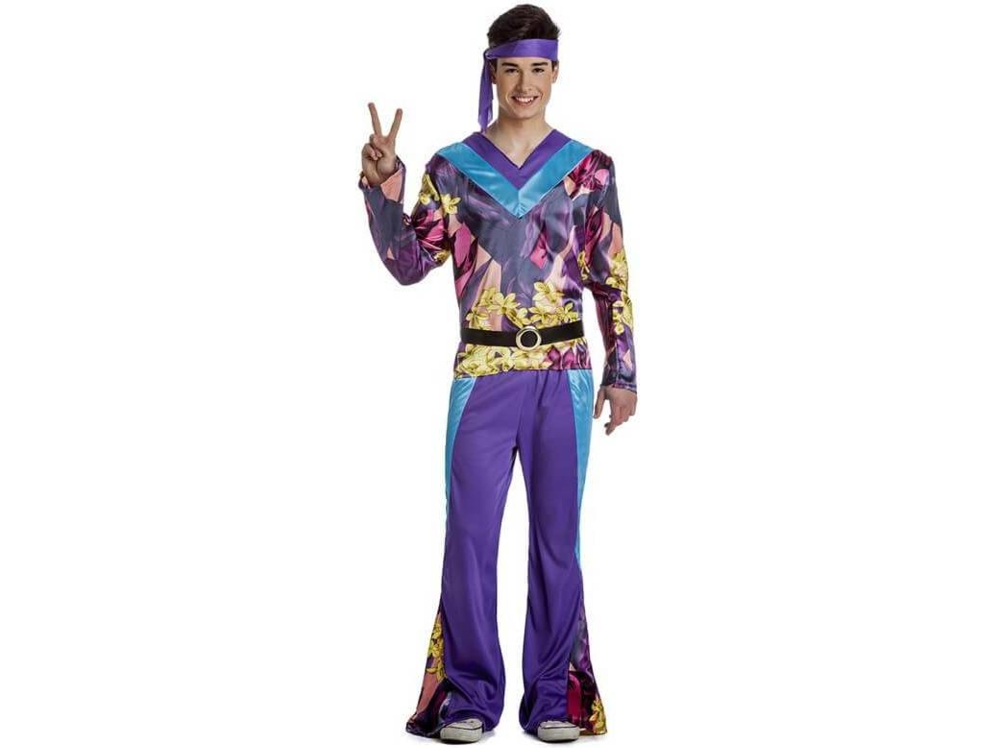 Disfraz de Hombre DISFRAZZES Hippie Disco (Talla: S)