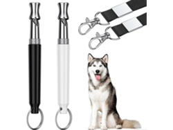 Apito Para Cães, Apito De Treinamento Para Cães Com Cordão, 2 Apitos Ultrassônicos Silenciosos Ajustáveis ​​para Chamada De Cães, Apito Profissio