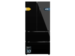 Cecotec Frigorífico Puerta Francesa 436l - Bolero Coolmarket Fd 436 Black Glass E. 183cm Alto Y 83,6cm Ancho