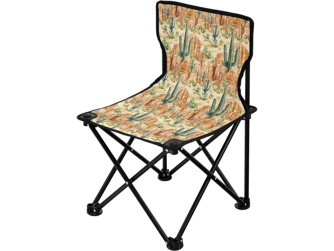 Silla De Camping Plegable Ultraligera Hierro Duradera Compacta Estable