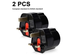 adaptadores de viaje para Inglaterra, UE y Reino Unido. Adaptador de viaje Hengjian.
