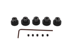 Juego De Piñones Rc De 5 Piezas, 48dp, 0,53 M, 3,175 Mm, 23-27 Dientes, De Acero Aleado De Cromo-molibdeno Para Coches De Control Remoto A Escala 1/10.